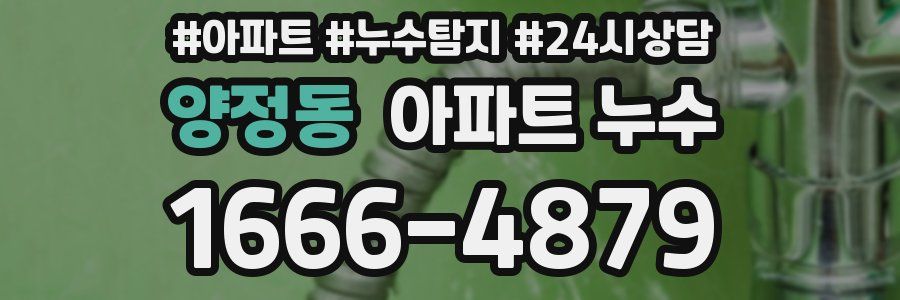 양정동 누수탐지