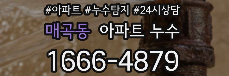 매곡동 누수탐지