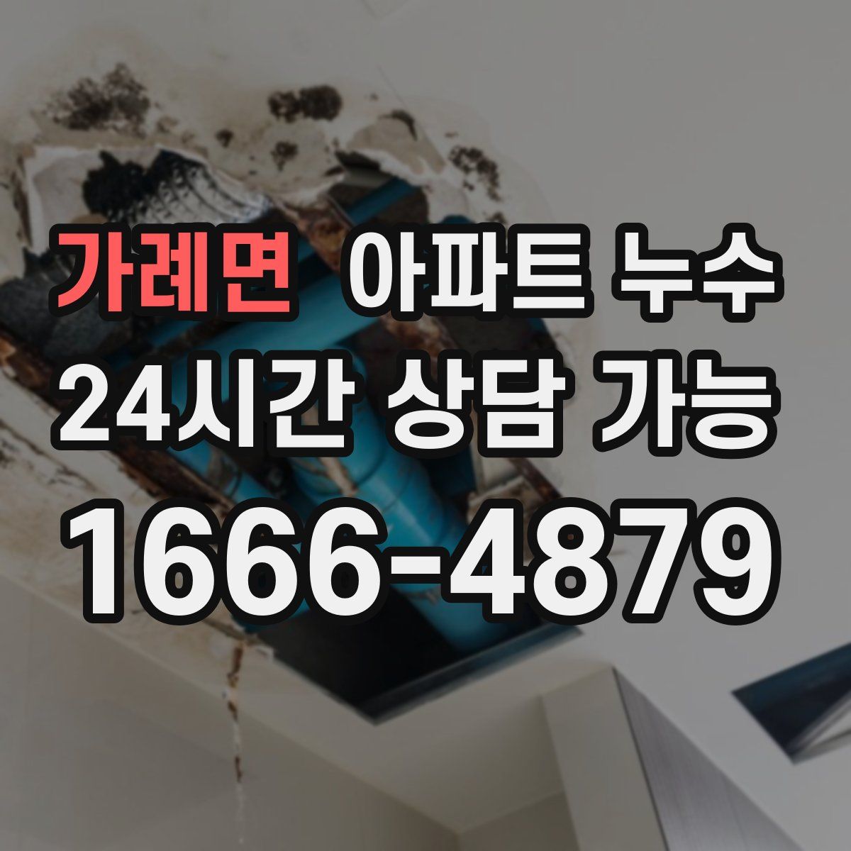 가례면 아파트 누수탐지