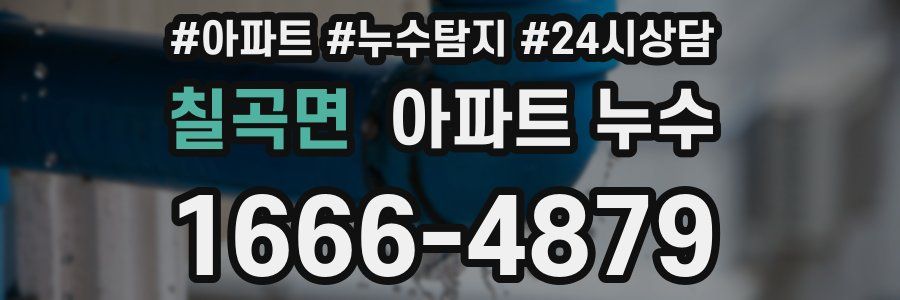 칠곡면 누수탐지