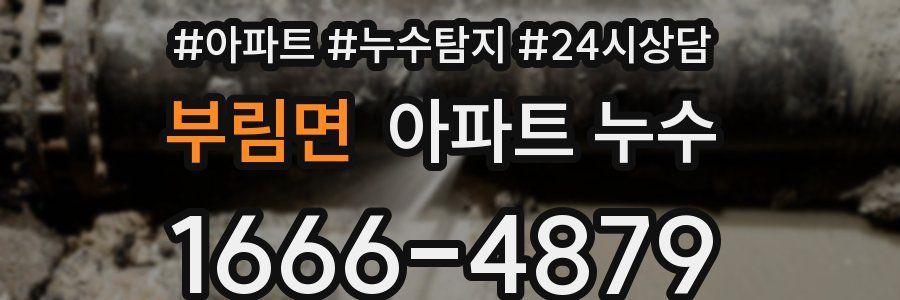 부림면 누수탐지