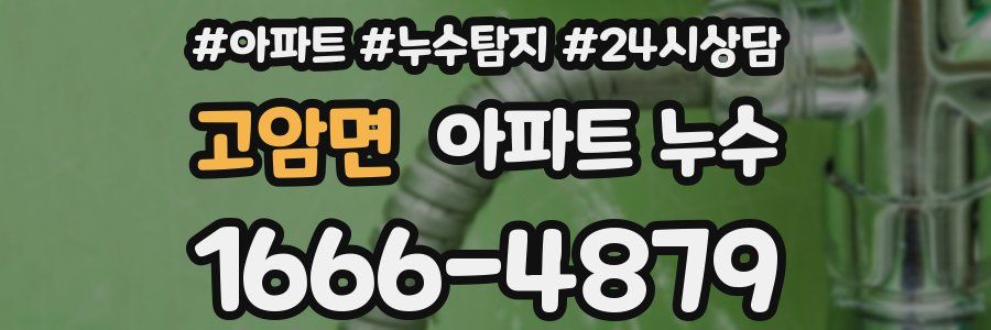 고암면 누수탐지