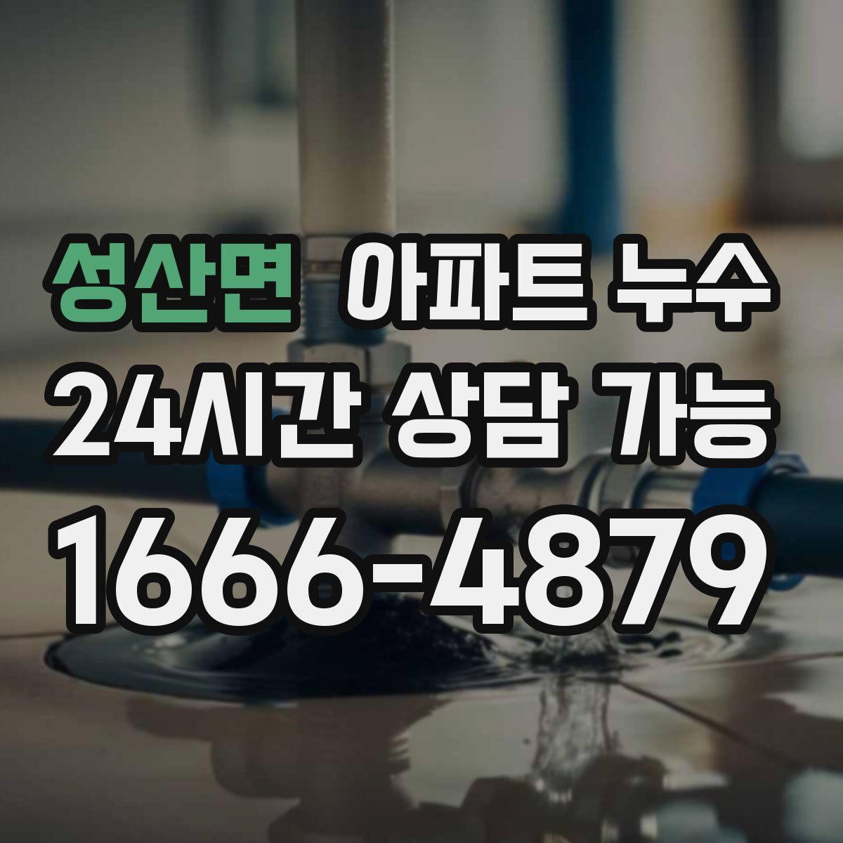 성산면 아파트 누수탐지