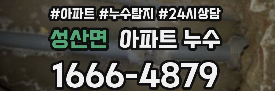 성산면 누수탐지