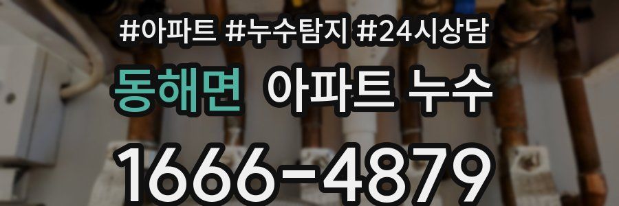 동해면 누수탐지