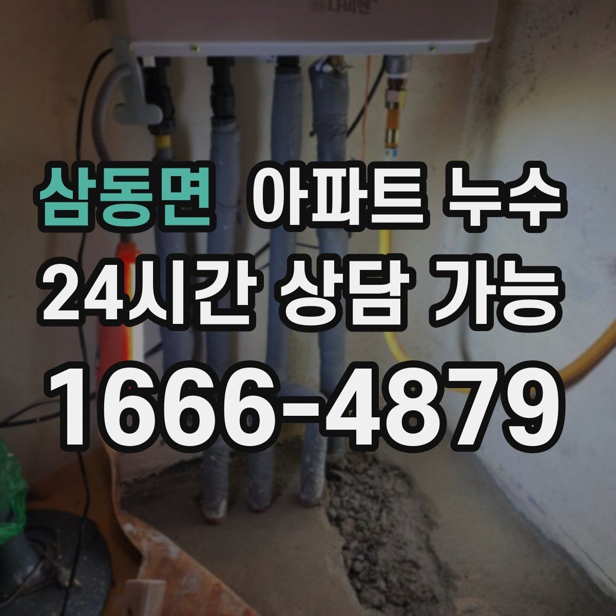 삼동면 아파트 누수 욕실 밖 벽면이 젖을 때 원인 확인