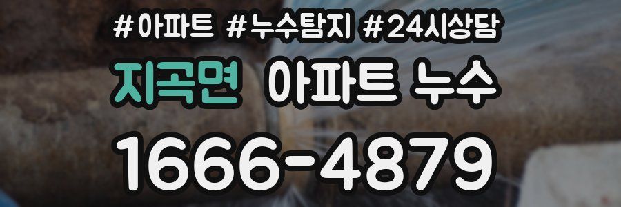 지곡면 누수탐지