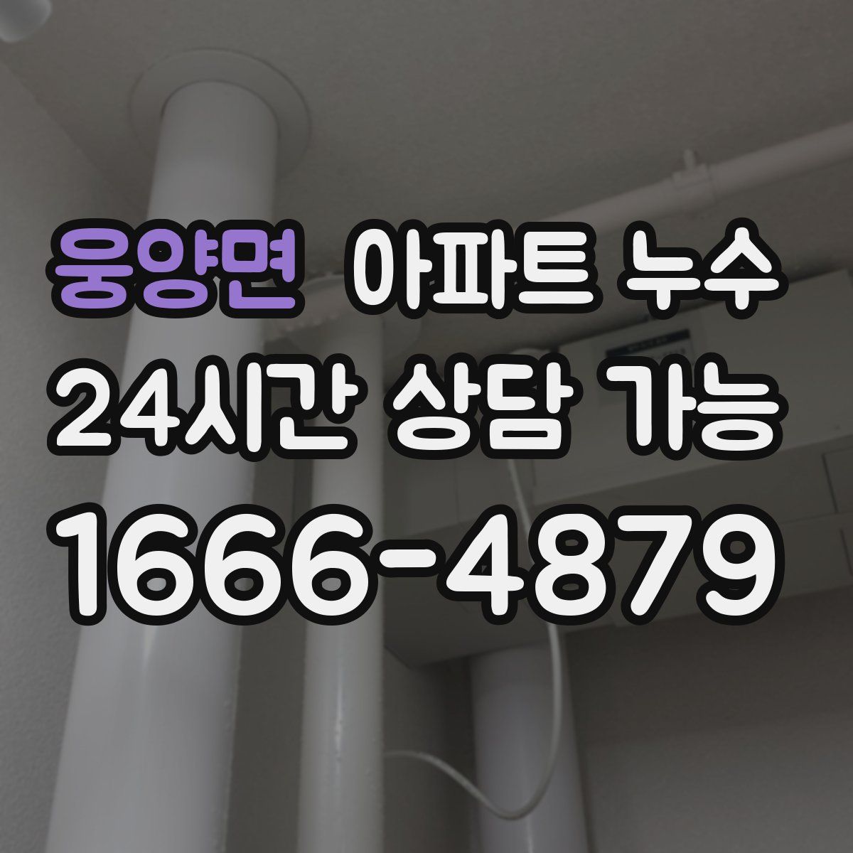 웅양면 아파트 누수탐지