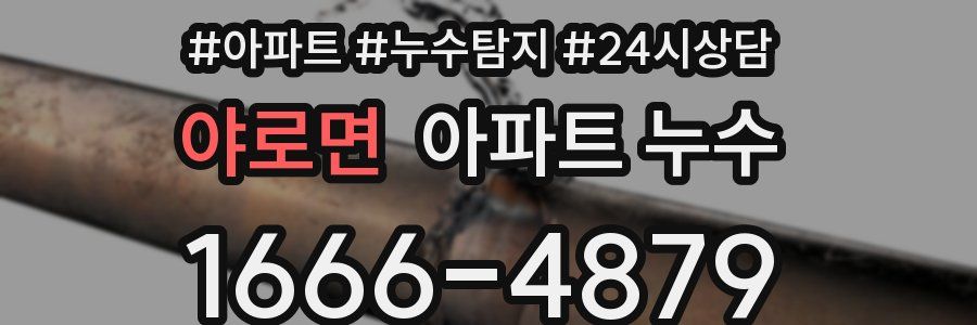 야로면 누수탐지