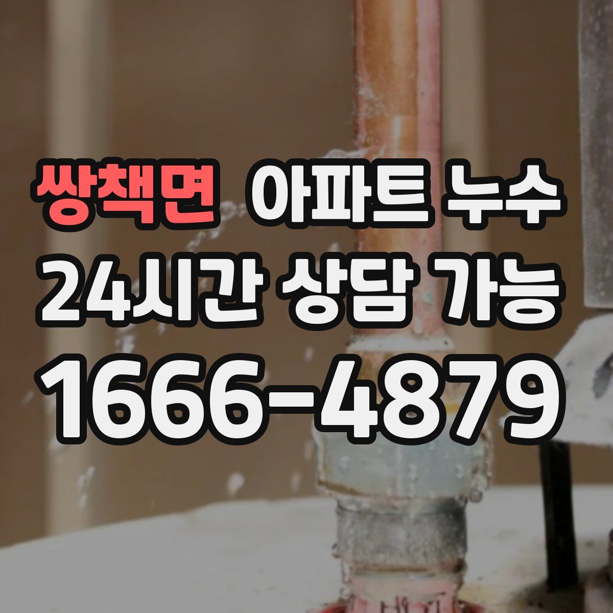 쌍책면 아파트 누수탐지