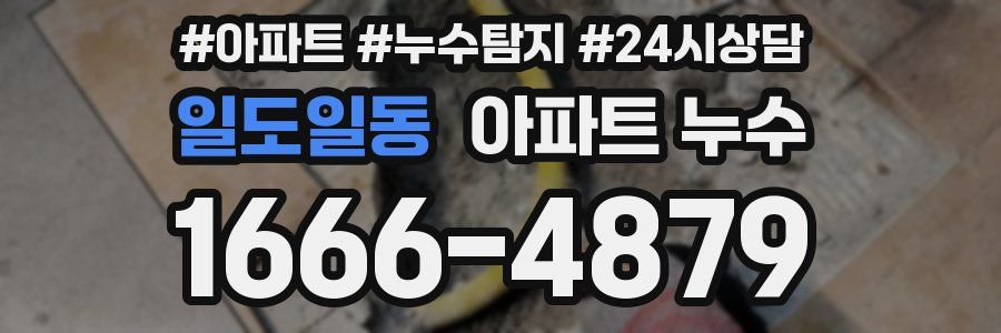 일도일동 누수탐지