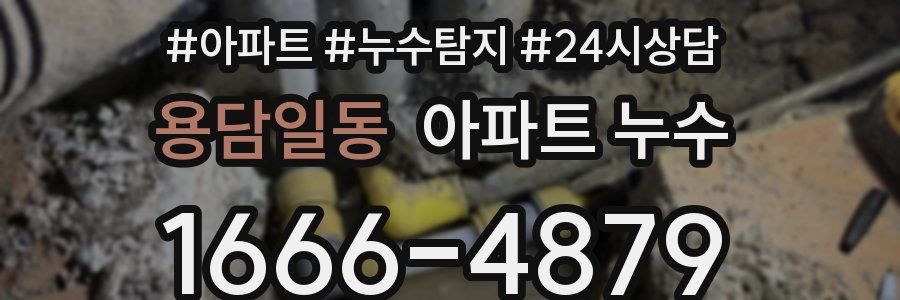 용담일동 누수탐지