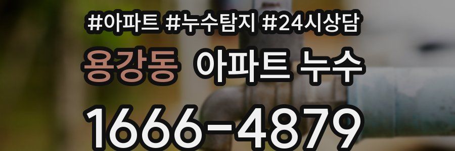 용강동 누수탐지