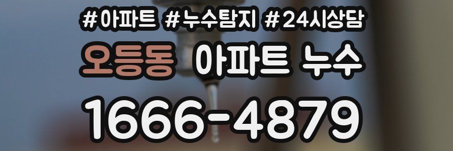 오등동 누수탐지