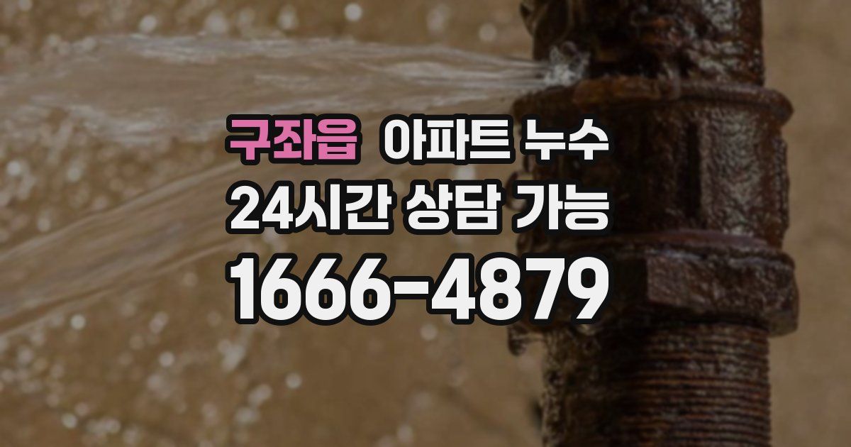 구좌읍 아파트 누수