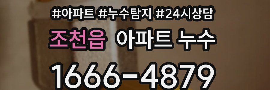 조천읍 누수탐지