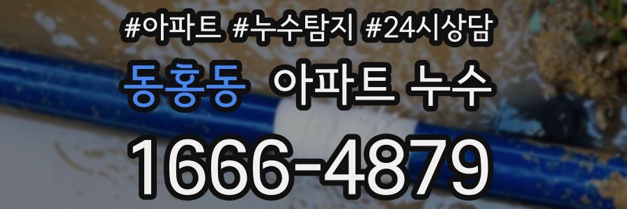 동홍동 누수탐지