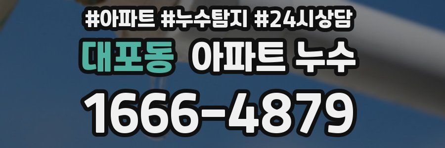 대포동 누수탐지