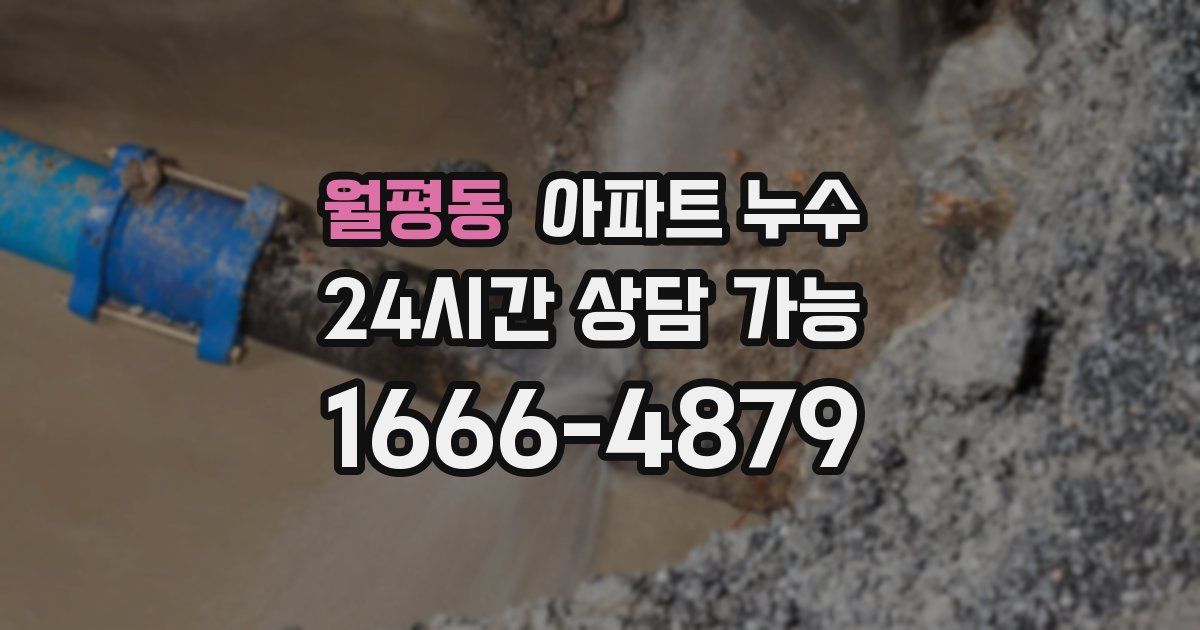 월평동 아파트 누수