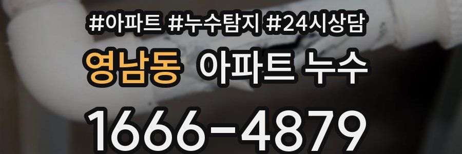 영남동 누수탐지