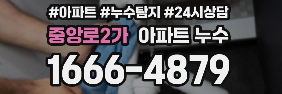 중앙로2가 누수탐지