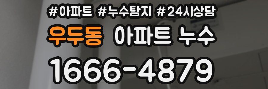 우두동 누수탐지