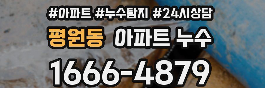 평원동 누수탐지