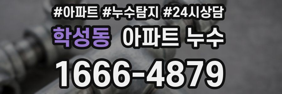 학성동 누수탐지