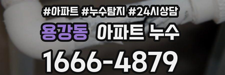 용강동 누수탐지