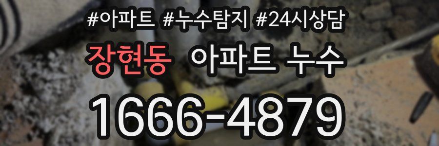 장현동 누수탐지