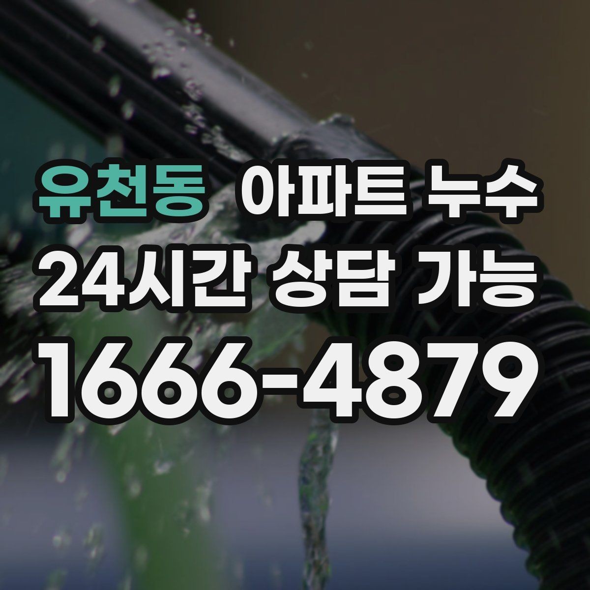 유천동 아파트 누수 사용량이 늘지 않았는데도 습기가 생길 때