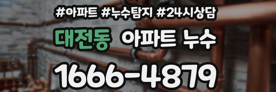 대전동 누수탐지