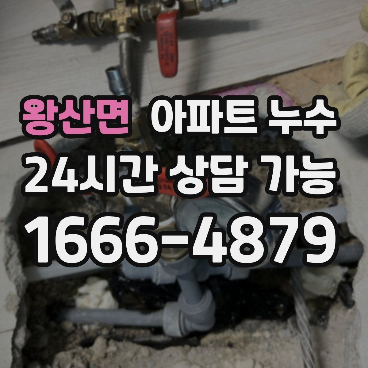 왕산면 아파트 누수 실리콘 주변이 누렇게 변할 때