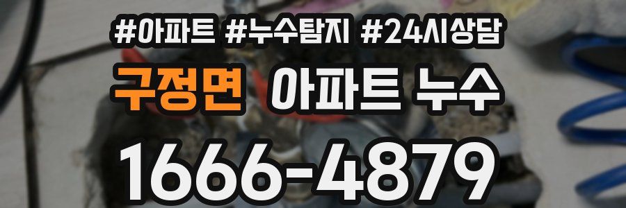 구정면 누수탐지