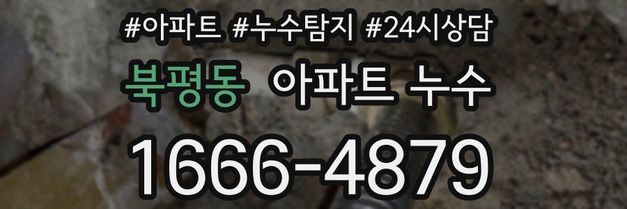 북평동 누수탐지