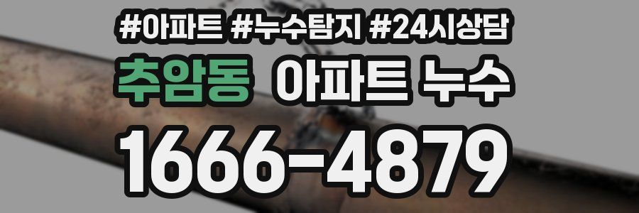 추암동 누수탐지