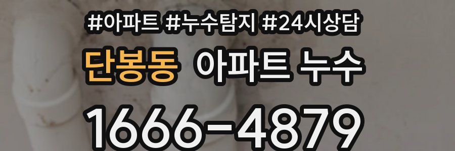 단봉동 누수탐지