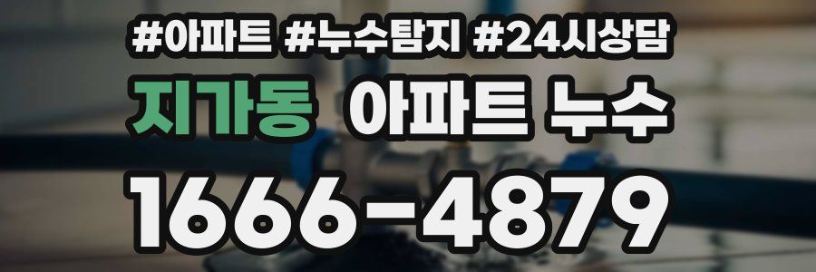 지가동 누수탐지