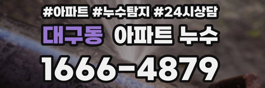 대구동 누수탐지
