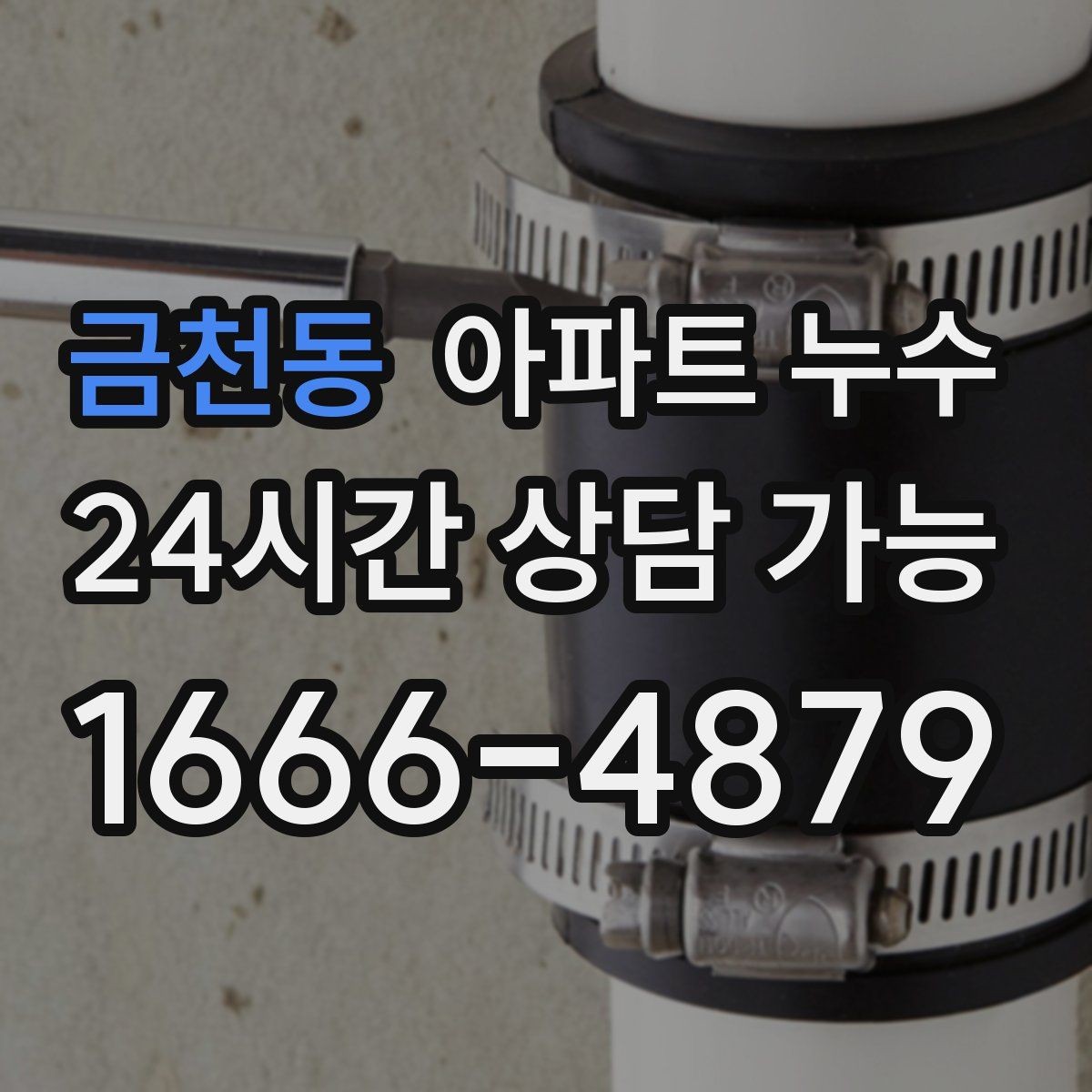 금천동 아파트 누수 발견 즉시 해야 할 안전 조치 정리