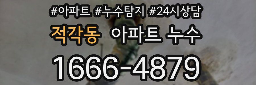 적각동 누수탐지