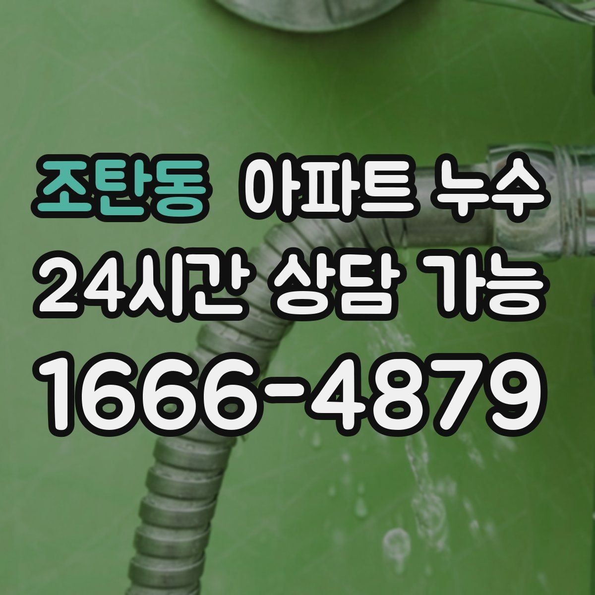 조탄동 아파트 누수 샤워부스 밖까지 물기가 번질 때
