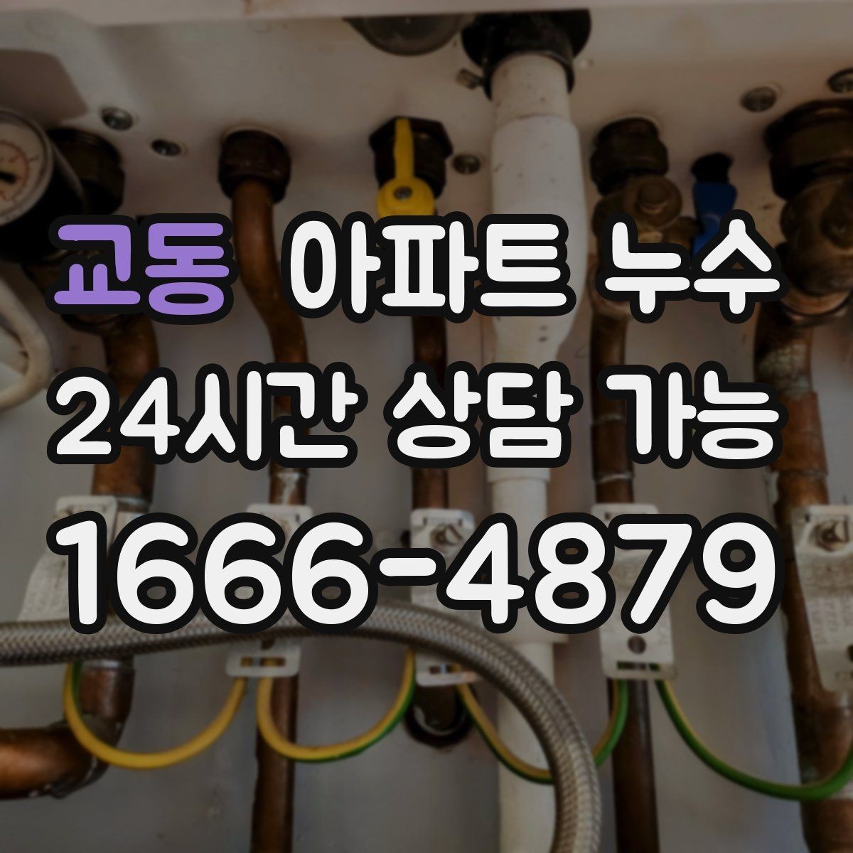 교동 아파트 누수 물이 어디서 오는지 추정하는 방법