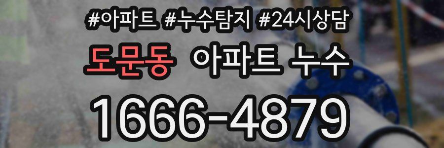 도문동 누수탐지