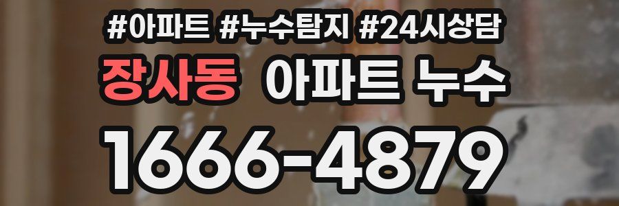 장사동 누수탐지