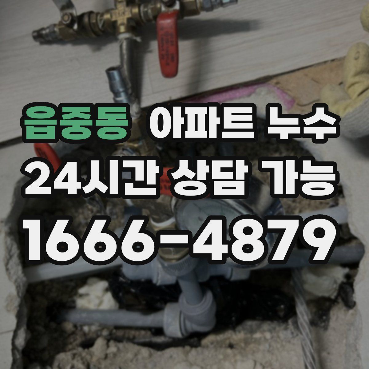 읍중동 아파트 누수탐지