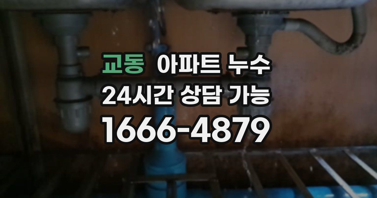 교동 아파트 누수