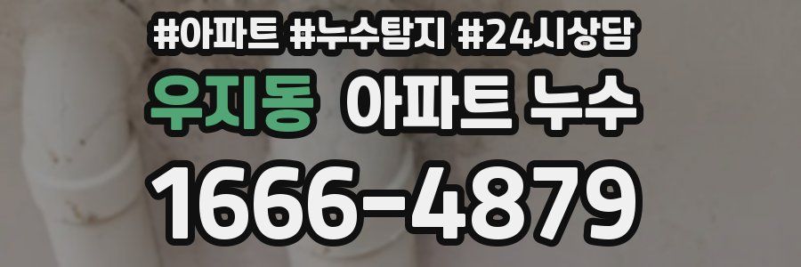 우지동 누수탐지