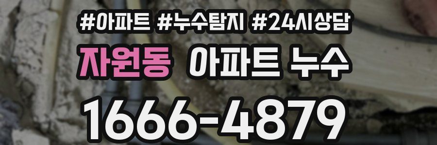 자원동 누수탐지