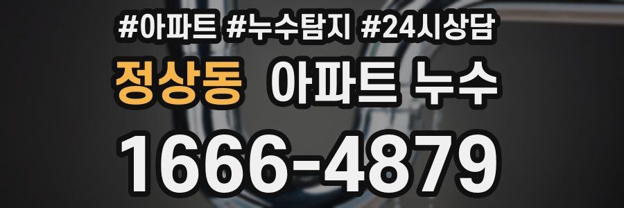 정상동 누수탐지